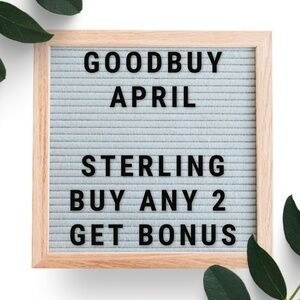 Buy any 2 Sterling pieces and receive a special bonus prize